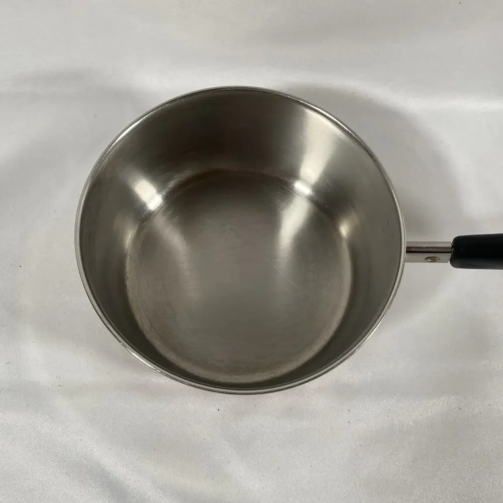 Revere Ware 1 Qt Quart Copper Bottom Sauce Pan, Lid Clinton 96 g Stainless Steel
